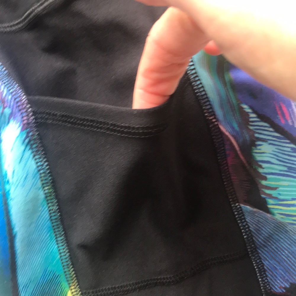 X by Gottex Colorful Capri leggings SP EUC - Picture 6 of 12